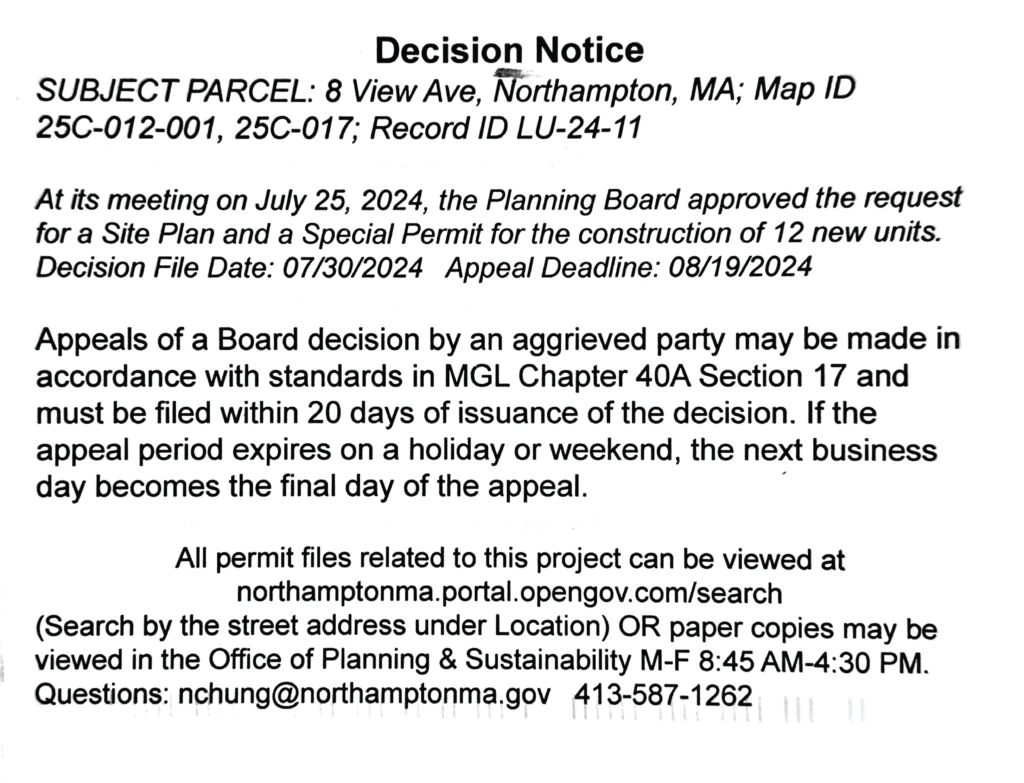 Planning Board Approves Sovereign Builders' Proposal for View Avenue ...
